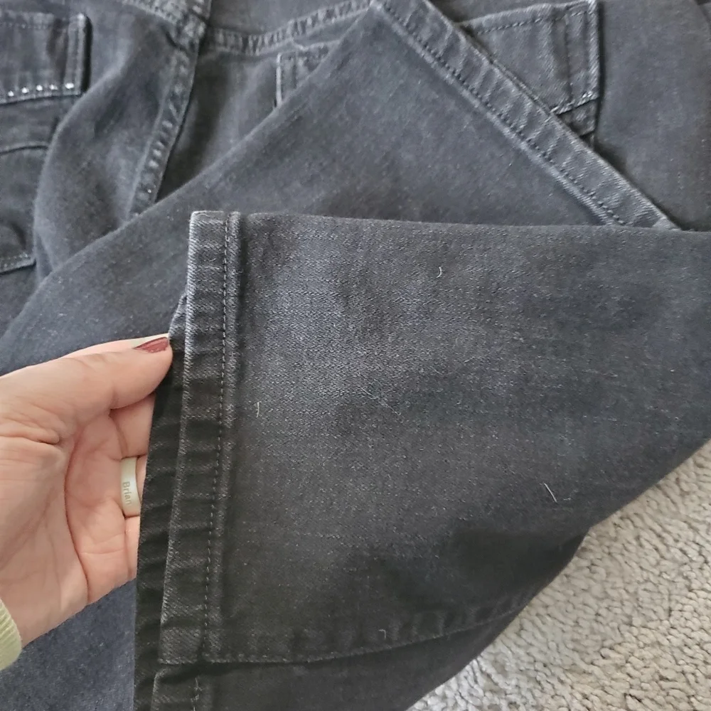 Levi's 505 Straight Leg Womens Black Jeans Size 12 Long